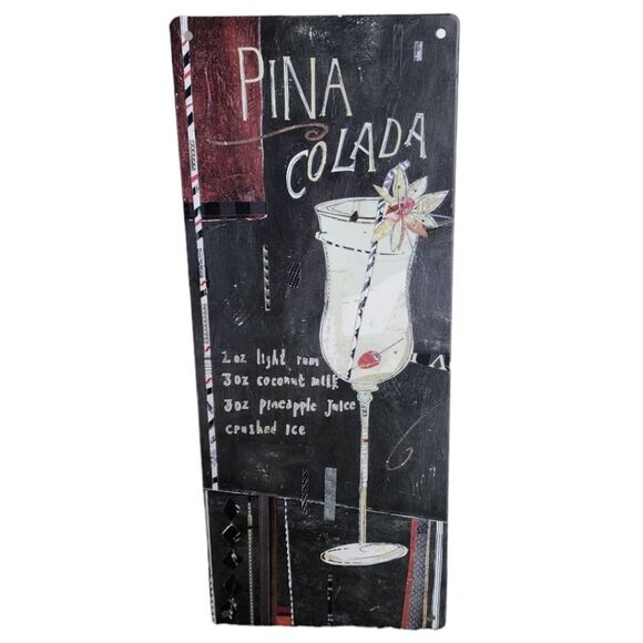Pina Colada Metal Wall Art - Picture 1 of 1